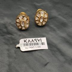 Tayani Kundan Earrings 1 Gold