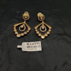 Tayani Kundan Earrings 1 Gold