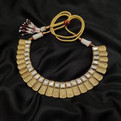 AC Kundan Necklace Set 1 Gold