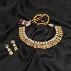 AC Kundan Necklace Set 1 Gold