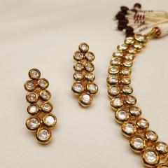 AC Kundan Necklace Set 1 Gold