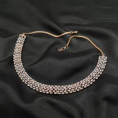 AD Necklace Set 5 Rose Gold