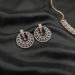 AD Necklace Set 5 Rose Gold