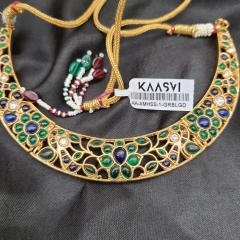 Amrapali Hasuli Set 1 Green Blue Gold