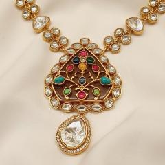 Amrapali Necklace Set 8 Multi Gold