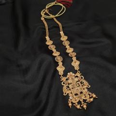 Antique Long Necklace Set 10 Gold