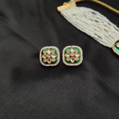 Kundan Chokar Set 1 Green