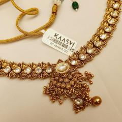 Kundan Necklace Set 5 Gold