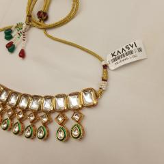 Kundan Necklace Set 1 Gold