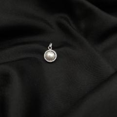 AD Pearl Pendant Set - ADPRPS 7 Silver