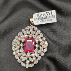 AD Pendant Set - ADPS 1 Ruby Gold