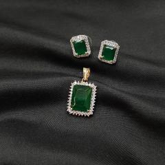 AD Pendant Set - ADPS 1 Green Gold