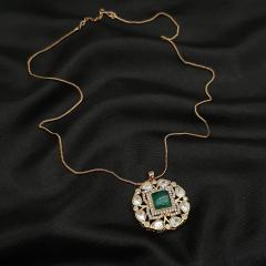 Amrapali Pendant Set - AMPS 1 Green Gold