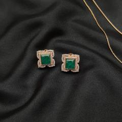 Amrapali Pendant Set - AMPS 1 Green Gold