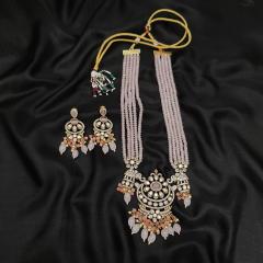 Victorian Long Pendant Set - VLPS 8 Pink