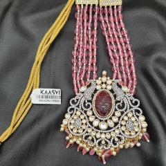 Victorian Long Pendant Set - VLPS 1 Ruby Gold