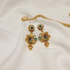 Antique Pendant Set - ANPS 1 Mina Gold