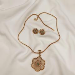 Antique Pendant Set - ANPS 2 Mint Gold