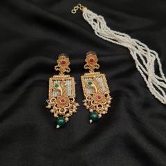 Antique Pendant Set - ANPS 2 Multi Gold