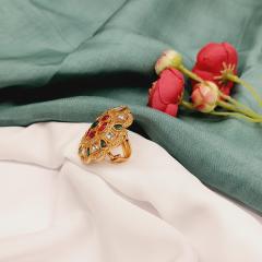 Antique Ring - ANRG 1 Ruby Green Gold