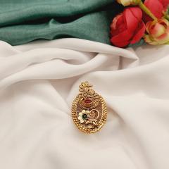 Antique Ring - ANRG 4 Ruby Green Gold