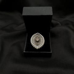 Silver Replica Ring - SLRRG 4 Pearl Silver