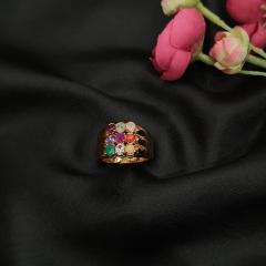 Gents Ring - GRG Navratan Gold