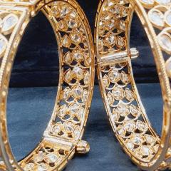 Premium Kundan Bangle 2 Gold 2.6